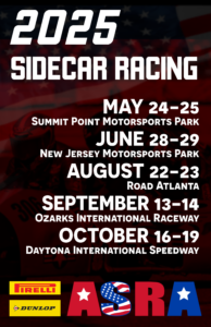 Read more about the article 2025 ASRA SIDECAR CLASS SCHEDULE